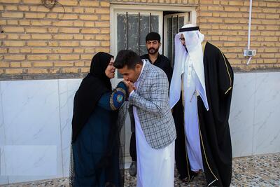 (تصاویر) آیین سنتی معایده در اهواز
