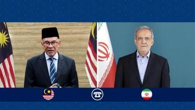 رئیس جمهور در گفت وگوی تلفنی با نخست وزیر مالزی:ضرورت موضع مؤثرتر کشورهای اسلامی در برابر جنایات رژیم صهیونیستی