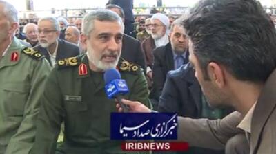 سردار حاجی‌زاده: آمریکایی‌ها در اتاقک شیشه‌ای نشسته‌اند