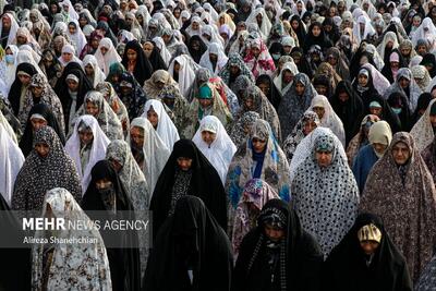 اقامه نماز باشکوه عید سعیدفطر در کوهبنان