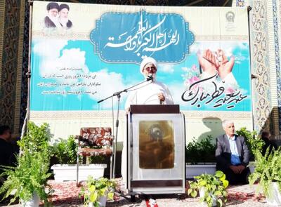 عید فطر نماد وحدت و جمع شدن مردم است