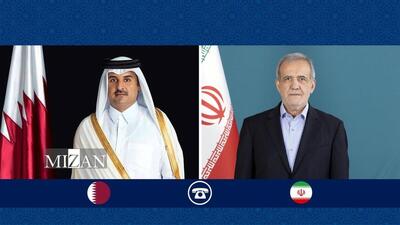 پزشکیان در مکالمه تلفنی با امیر قطر: عید فطر مناسبت مهمی برای تقویت برادری و همفکری و انسجام ملت‌های اسلامی است