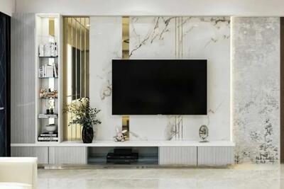 دیوار پشت تلویزیون؛ شیک کردن دیوار با طراحی حرفه ای و دکوراسیون خاص