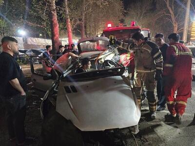 مرگ دلخراش سه هموطن درپی تصادف مرگبار در جنوب تهران
