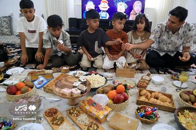 عکس | سفره‌های شادمانه عید فطر در هرمزگان