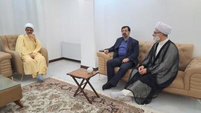 دیدار استاندار قم با جانباز دوران دفاع مقدس