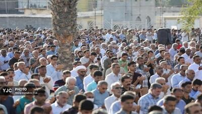 گزارش تصویری از برگزاری نماز عیدفطر در بندرعباس