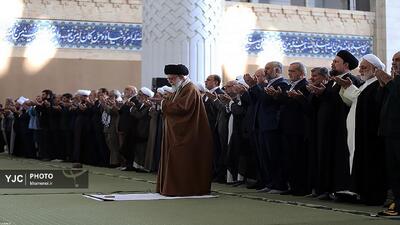 اقامه نماز عید سعید فطر به امامت رهبر انقلاب در تهران