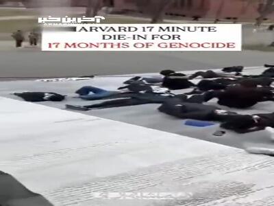 اعتراض جالب دانشجویان حامی فلسطین در دانشگاه هاروارد