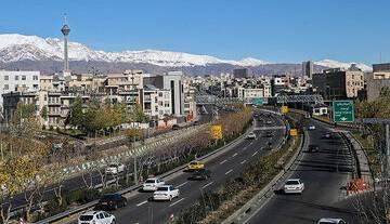 کیفیت هوای تهران در وضعیت کم سابقه