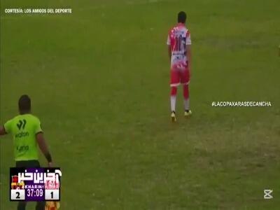 داور لیگ پرو در زمین فوتبال تکواندوکار شد!