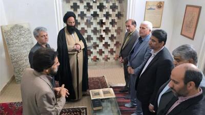 سفر نوروزی معاونان استاندار به خوسف؛ بازدید از آرامگاه ابن حسام