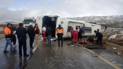 مقصر اصلی حادثه اتوبوس مسافری کرمان اعلام شد
