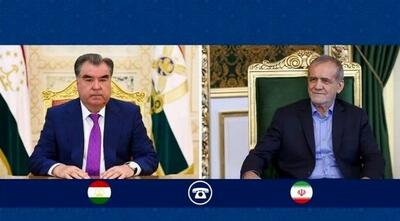 گفت‌وگوی تلفنی روسای جمهور ایران و تاجیکستان