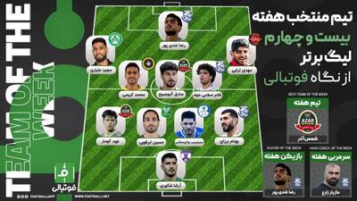 تیم منتخب هفته بیست و چهارم؛ شروع درخشان 1404