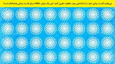 می‌توانید قدرت بینایی خود را با شناسایی مورد متفاوت تعیین کنید. این یک روش خلاقانه برای قدرت بینایی چشمانتان است!