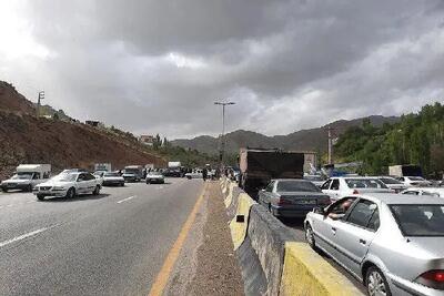 ترافیک در هراز؛ کندوان یکطرفه شد