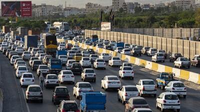 ترافیک در محور چالوس سنگین شد