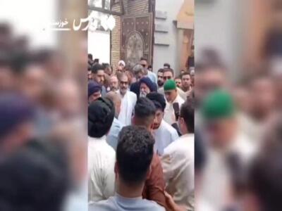 حضور علی شمخانی در شادگان برای تبریک عید فطر