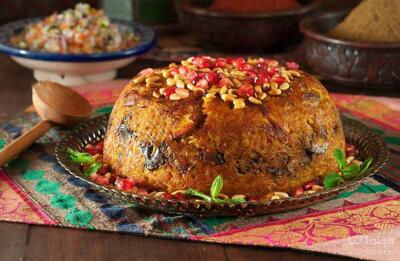 یه پلوی خوشمزه به اسم مسما بادمجان
