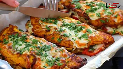 طرز تهیه پنکیک سیب زمینی با فیلینگ مرغ و قارچ خامه ای