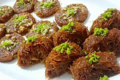 طرز تهیه دسر شعریه عربی / دستور دسر عربی سریع و خوشمزه