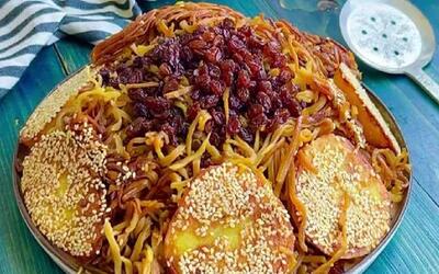 (ویدیو) طرز تهیه اریشته داغلاما؛ غذای سنتی و خوشمزه آذربایجانی‌ها - فراشپز