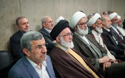 عکس: دیدار نوروزی احمدی نژاد، روحانی و عراقچی!