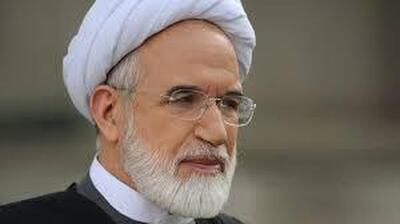 عکسی از دیدار یک مرجع تقلید با مهدی کروبی