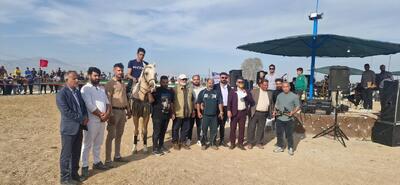 برگزاری جشنواره سوارکاری روستایی در فارس