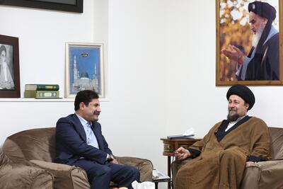 دیدار معاون رئیس جمهور با حجت الاسلام و المسلمین حسن خمینی