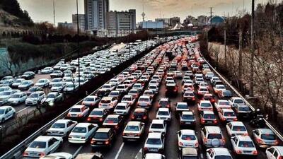 ترافیک سنگین در بازگشت مسافران / این محورها یک‌‌طرفه شدند