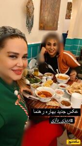عکس/ رستوران گردی بهاره رهنما با تیپ سنتی در حال خوردن دیزی | اقتصاد24
