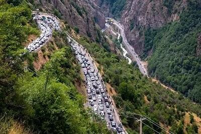 ترافیک سنگین در جاده رویایی چالوس؛ مسافران احتیاط کنند