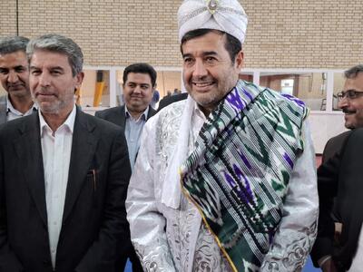 هدیه ویژه انجمن کوراش به وزیر ورزش و جوانان در سفر به خراسان شمالی