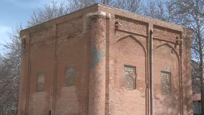 پایان محوطه سازی گنبد ۷۲۰ ساله غفاریه مراغه