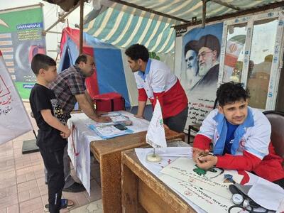 خدمات‌دهی گسترده هلال احمر استان بوشهر در ایام نوروز