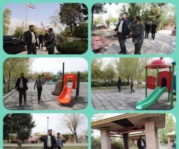 بازدید شهردار منطقه ۱۹ از آماده سازی تفرجگاه ها و بوستان ها در آستانه روز طبیعت