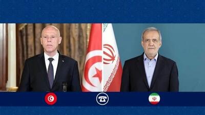 گفتگوی تلفنی رییس جمهور ایران با همتای تونسی