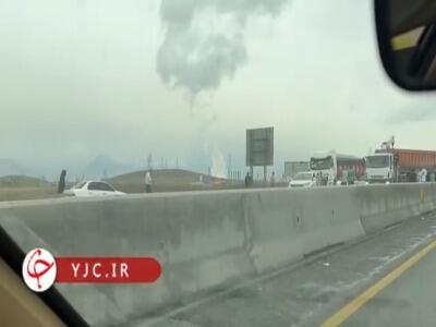 تصادف زنجیره‌ای در محور ملایر - اراک