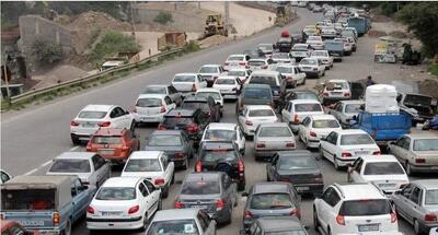 آخرین وضعیت ترافیک در جاده‌های کشور امروز ۱۵ فروردین