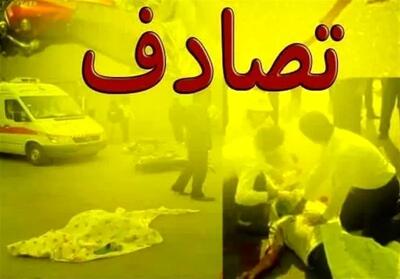 فاجعه در جاده توسکستان! یک کشته و ۷ زخمی در تصادف پژو و پراید
