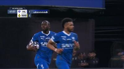 گل اول الهلال به النصر (علی البلیهی)