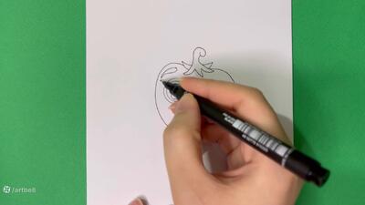 آموزش آسان نقاشی گوجه فانتزی کودکانه برای دبستانی ها