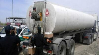 تانکری که هزاران لیتر سوخت قاچاق کرده بود بالاخره متوقف شد
