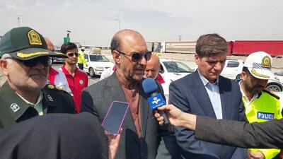 بازدید معاون استاندار خراسان رضوی از محورهای مواصلاتی قوچان
