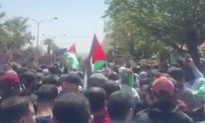 همبستگی مردم اردن با غزه