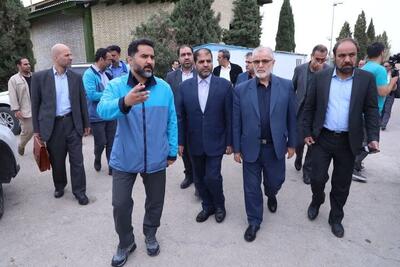 بازدید معاون امنیتی وزارت کشور از ایستگاه شماره ۳ پمپاژ آب در ورزنه - پایگاه خبری مدارا