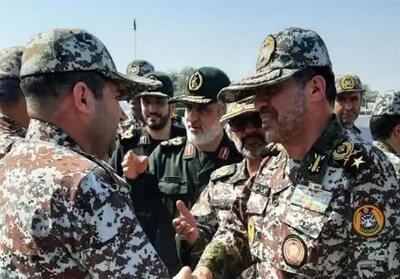 بازدید دو فرمانده نظامی از پدافند هوایی جنوب شرق کشور