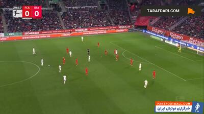 گل زیبای دیمیتریوس جیانولیس به بایرن مونیخ (آگزبورگ 1-0 بایرن مونیخ) - پارس فوتبال